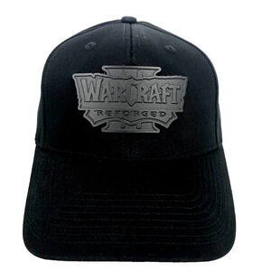 Warcraft 3 Truckers Hat Snap Back Reforged Official Blizzard Cap Black Limited